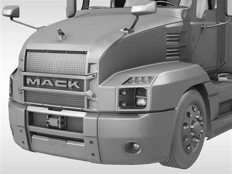 3d Mack Truck Model Turbosquid 1402456