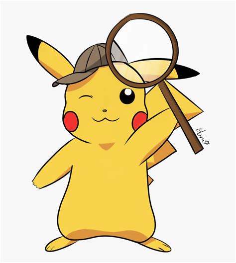 Detective Pikachu Cartoon Free Transparent Clipart Clipartkey