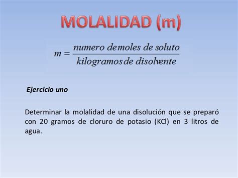Molalidad 01