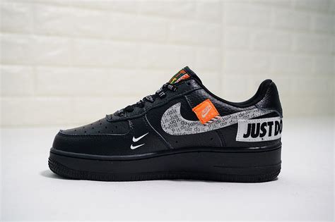 Just do it shoes air force 1. Mens Womens Just do it Nike Air Force 1 Low Black Total ...