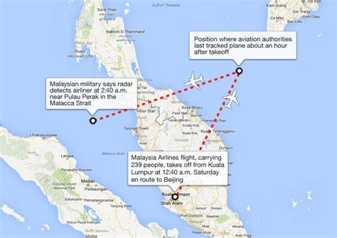 Malaysia Airlines Mystery Military Says Missing Jet Changed Course