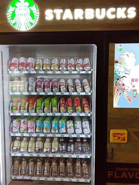 are there starbucks vending machines the surprising answer coffee