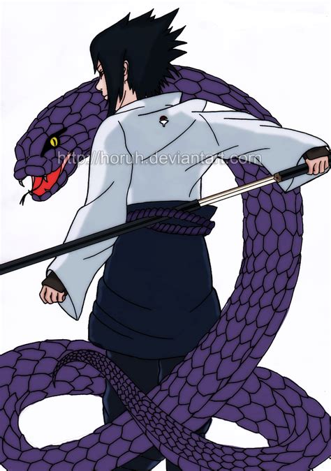 Sasuke And Snake By Horuh On Deviantart