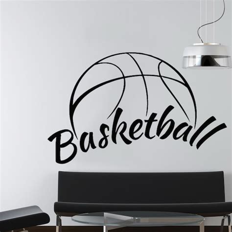 Wall Decals Basketball Decal Vinyl Sticker Decal Art Home