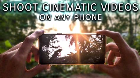 Easy Settings To Shoot Cinematic Videos On Your Phone Using Open