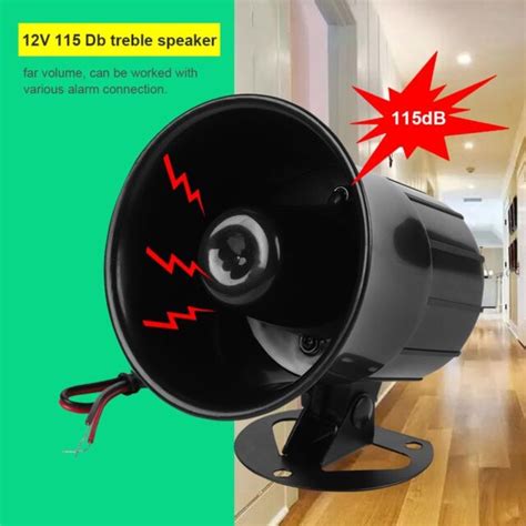 Wired Alarm Siren Horn Outdoor Home Security Protection System 12v Dc