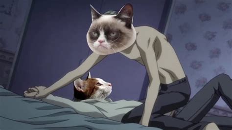 Cat Heads Make Gay Anime Love Scene Hilarious