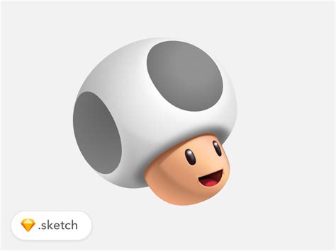 Toadsuper Mario In Sketch Misc Download Sketch Resource
