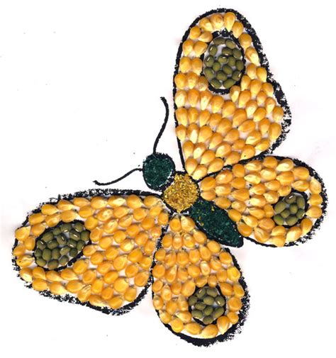 Bunga matahari lukisan bunga dari kulit telur. TPQ Baitul Ulya Buha Manado