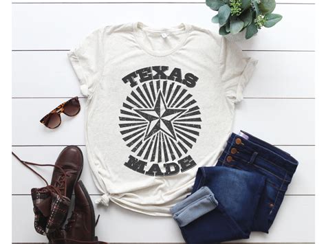 Texas Made T Shirt Design By Shajibs Graphics On Dribbble