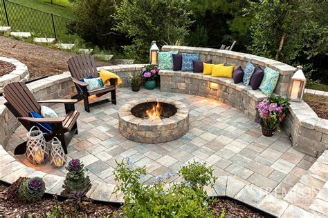 Maybe you would like to learn more about one of these? Create a curved bench around your fire pit to maximize ...