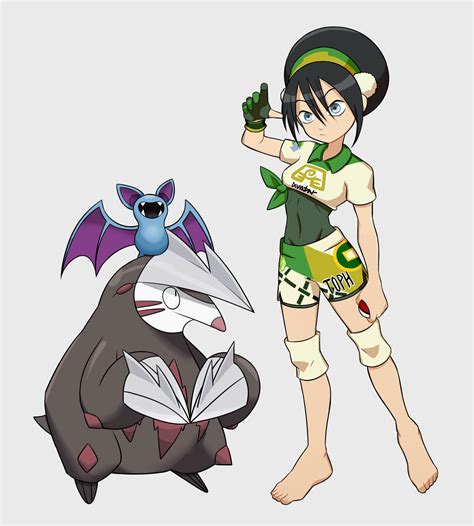 Toph as a Pokémon trainer Scrolller