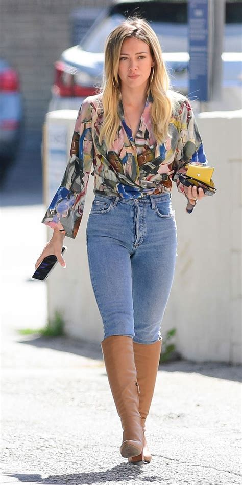 Look Of The Day Hilary Duff Style Spring Dress Trends The Duff