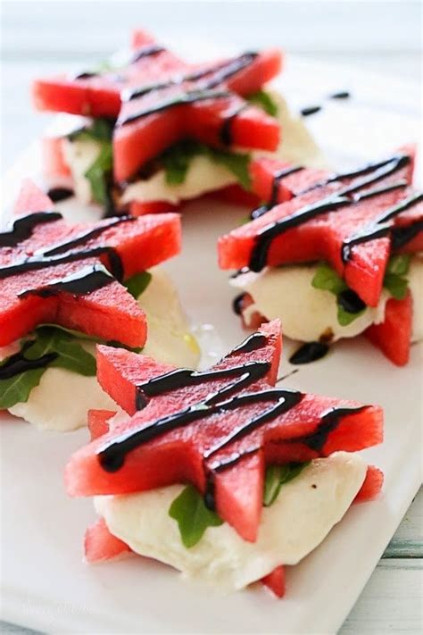 Watermelon Caprese Salad With Balsamic Glaze Skinnytaste