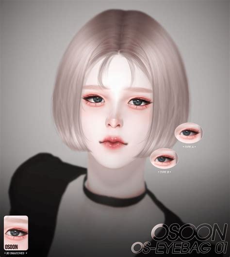 Sims 4 Korean Eyebag 01 Sims 4 Cc Eyes The Sims 4 Skin Sims