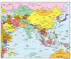 Political Map of Asia With Countries and Capitals [PDF]