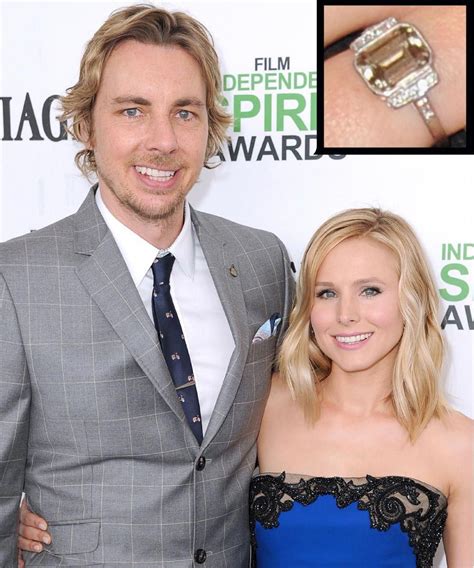 the most breathtaking celebrity engagement rings ever kristen bell and dax shephard fr