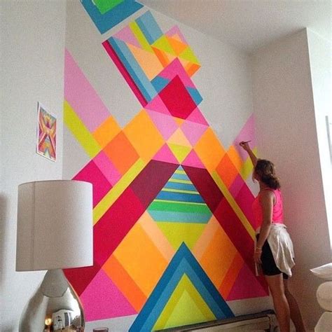 Awesome Striped Painted Wall Design And Decorating Ideas Wall Paint