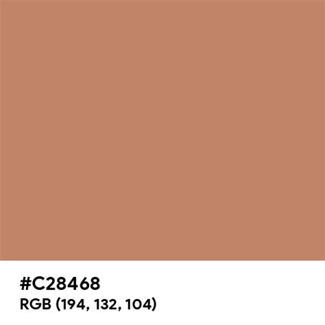 Medium Brown Color Hex Code Is C28468