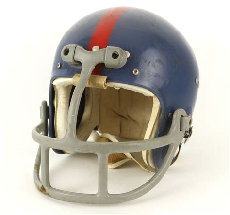 Lot Detail 1950s Late Game Worn Wilson F2000 Football Helmet Mears Loa