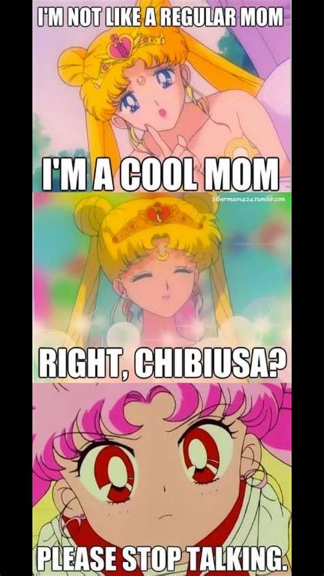 Shes A Cool Mom Right Chibi~usa Sailor Moon Meme