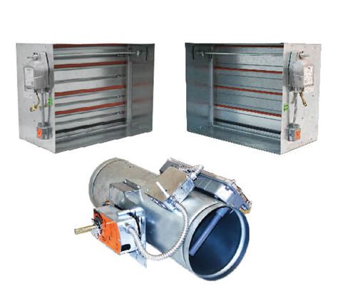 Combination Fire And Smoke Dampers Central Ventilation Systems