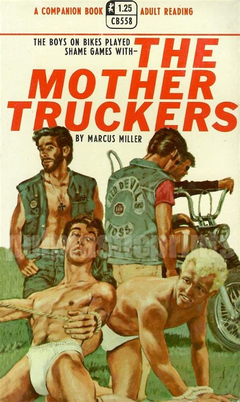 Gay Pulp Art Print The Mother Truckers Vintage Pulp Etsy