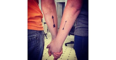 Arrows 33 Matching Tattoos For Couples Who Are In It To Win It Popsugar Australia Love And Sex