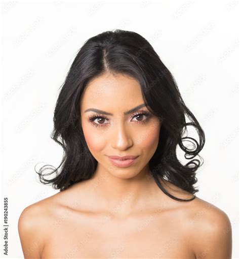 Beautiful Woman Bare Shoulders Stock Photo Adobe Stock