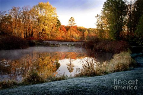 Frosty Fall Morning Photograph By Robert Gardner