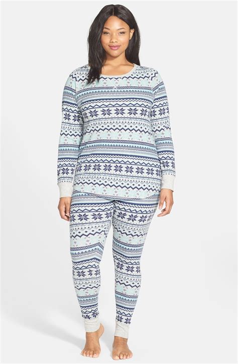 nordstrom sleepyhead thermal pajamas plus size nordstrom