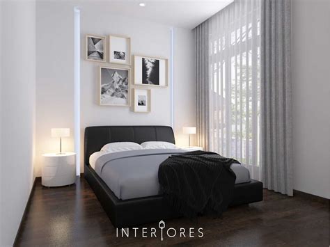 Sebuah kamar tidur yang didesain dengan gaya maskulin dan dibuat terlihat bagus dengan cara yang tidak umum. Project Sutera Onyx desain arsitek oleh INTERIORES ...