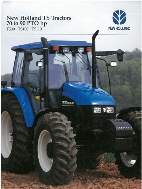 New Holland Tractors Ts90 Ts100 Ts110 Brochure
