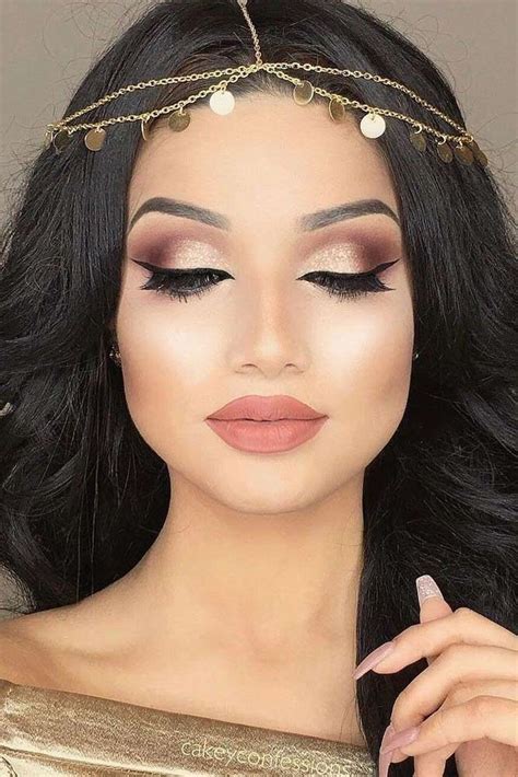 48 best ideas for your gorgeous spring wedding makeup rose gold makeup looks gold makeup