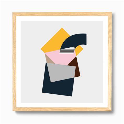 Abstract 3 Square Art Print By Liam Madden Creative Fy