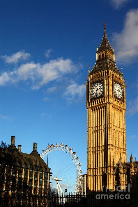 Big Ben And London Eye Photograph By James Brunker