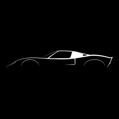 Ford Gt40 Silhouette Ford Gt40 Gt40 Ford