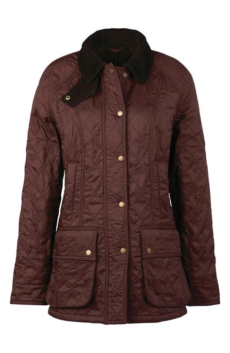 Barbour Beadnell Fleece Lined Quilted Jacket Nordstrom