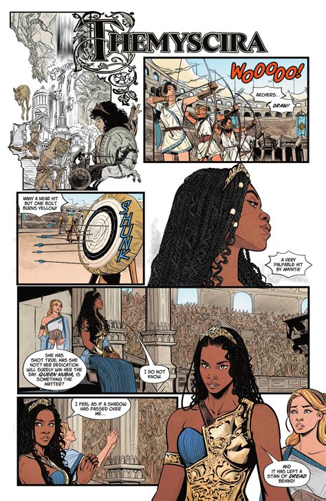 Comic Excerpt All Hail Queen Nubia All Hail Her Glorious Hair Too