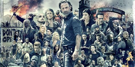 walking dead series finale poster unites major characters from 11 seasons