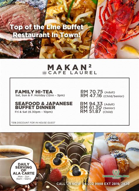 There's a big variety, from toast to kuey teow goreng cooked when ordered, and cereal to nasi lemak with sambal udang. Evergreen Hotel Penang Buffet Lunch Price - Latest Buffet ...