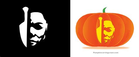 Michael Myers Pumpkin Carving Free Stencils And Template Ideas