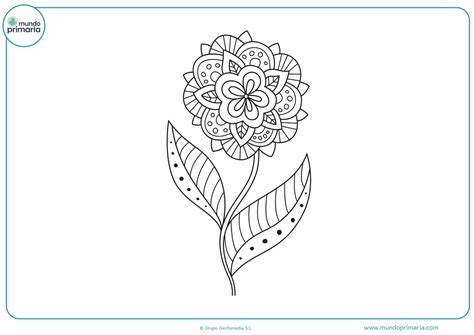 Dibujos De Flores Para Colorear 【bonitas Y Fáciles De Pintar】