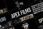 Apex Films — Cinematography Portfolio Template for Framer