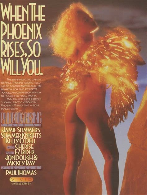 Jamie Summers Original Vtg Sided Phoenix Rising X Promo Photo