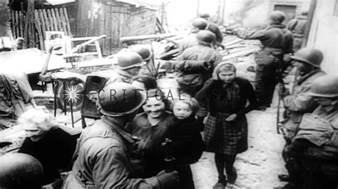 Allied Forces Push Into Germany During World War Ii Hd Stock Footage