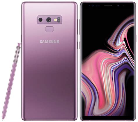 Samsung Galaxy Note9 Lavender Purple And Galaxy S9 Burgundy Red Color