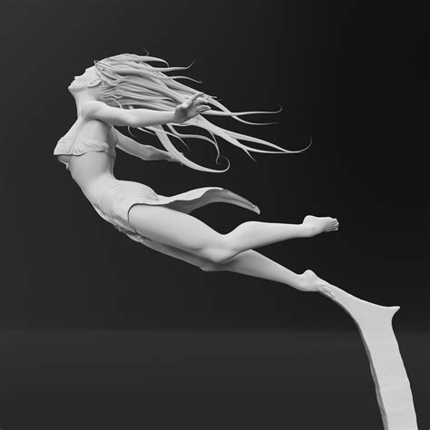 Sculpture Female D Model Turbosquid