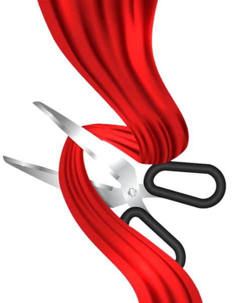 Grand Opening Ribbon Cutting Png Transparent Free Vector And Png Download
