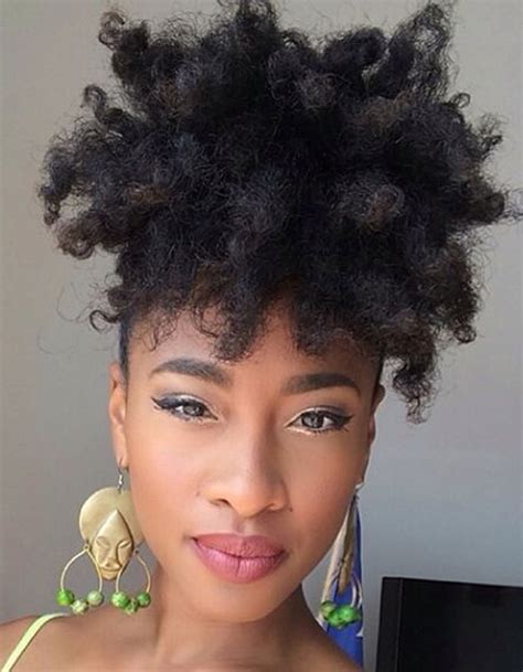 Coupe afro hiver 2015 Coiffures afro les filles stylées donnent le